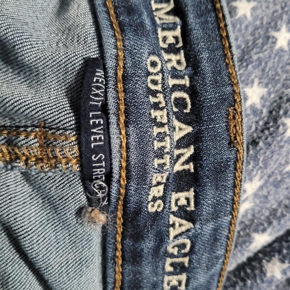 American Eagle Outfitters Blue Straight Denim Jeans